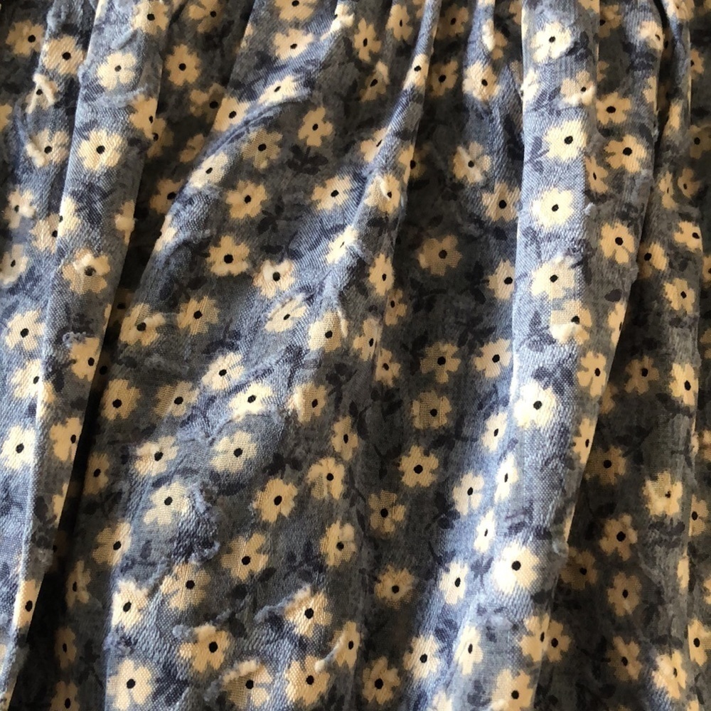 NEW Zara Mini Floral Smocked Romper Long Sleeve XS Built-in Shorts Mini Dress - Picture 8 of 16